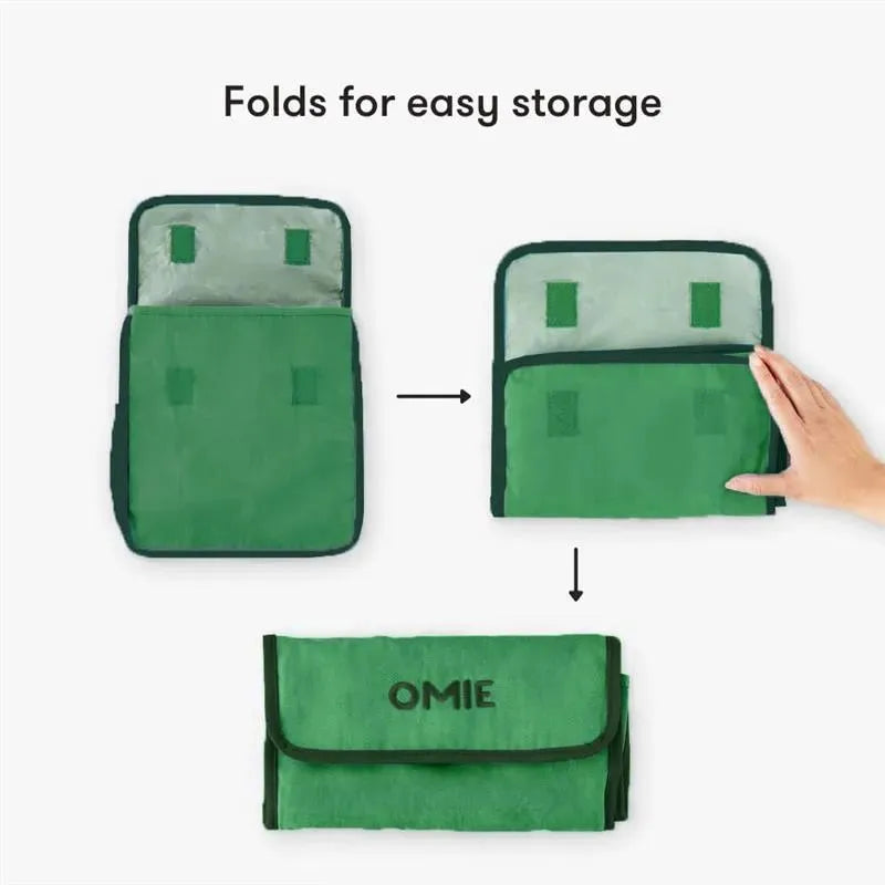 OmieBox - Bolsa de almoço de nylon isolada Omie, verde