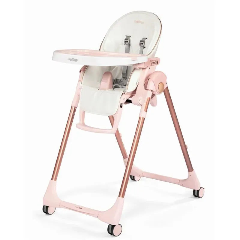 Peg-Perego - Cadeira alta Prima Pappa Zero 3, Mon Amour (Rose Gold)