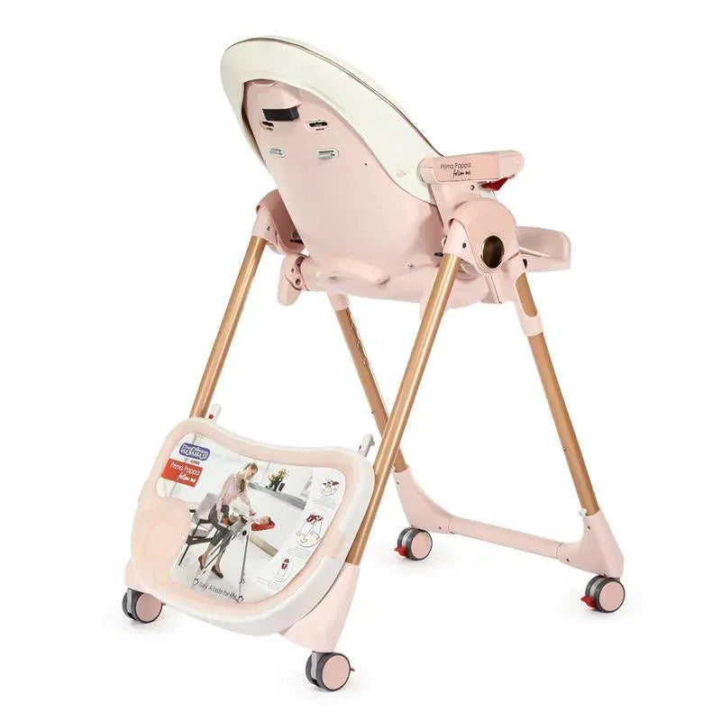 Peg-Perego - Cadeira alta Prima Pappa Zero 3, Mon Amour (Rose Gold)