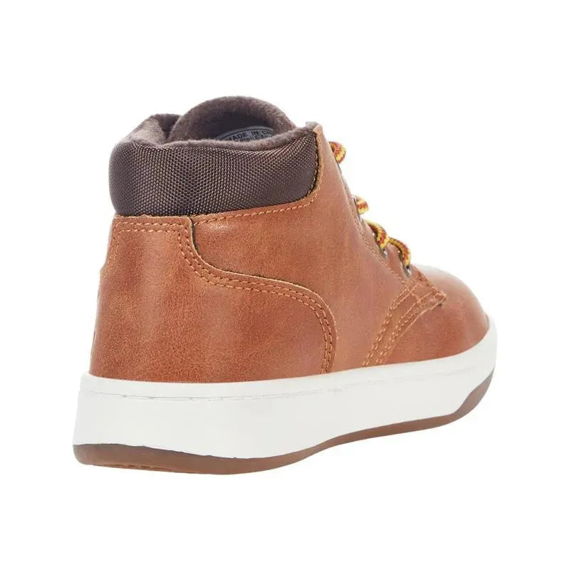 Polo Ralph Lauren Baby - Bota de tênis Court, Tan polido