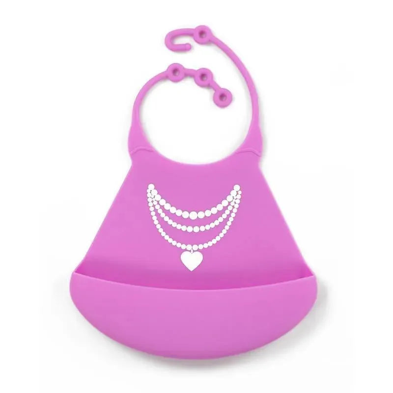 Primo Passi - Babete Silicone, Colar Rosa