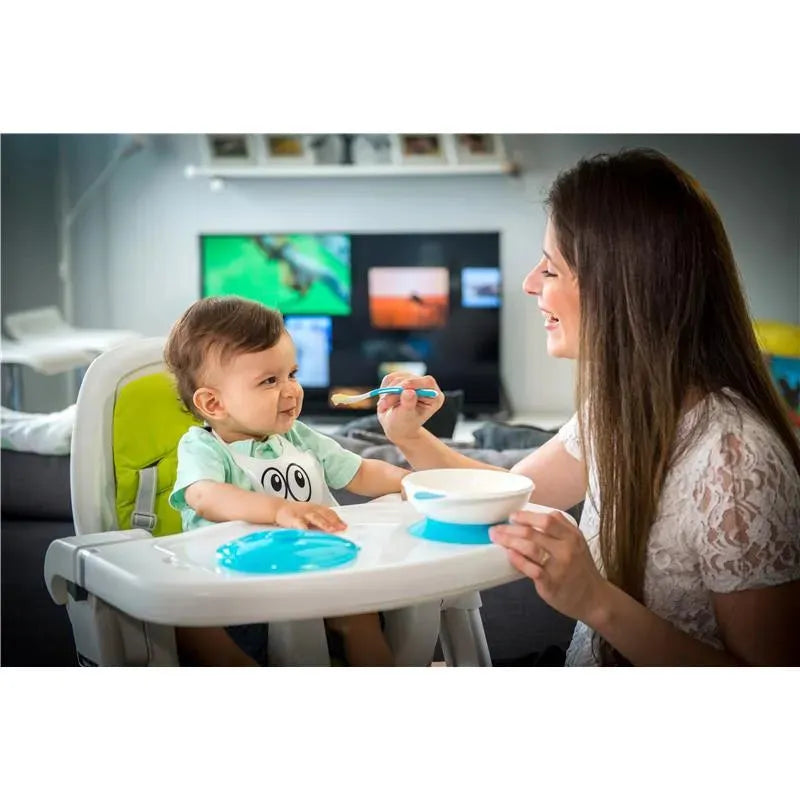 Primo Passi - babador de silicone para bebê, rosto branco