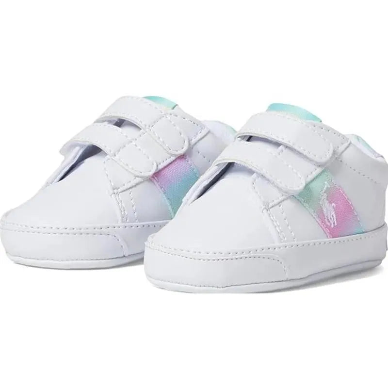 Sapatilhas Ralph Lauren Baby - Girl Sayer EZ Rainbow Detail, Branco