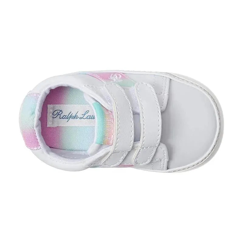 Sapatilhas Ralph Lauren Baby - Girl Sayer EZ Rainbow Detail, Branco