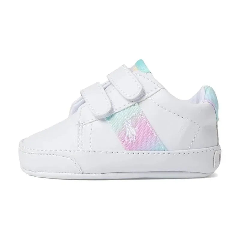 Sapatilhas Ralph Lauren Baby - Girl Sayer EZ Rainbow Detail, Branco