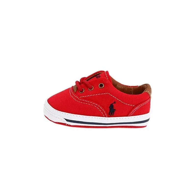 Ralph Lauren Layette Kids Vaughn Canvas, Vermelho/Marinho