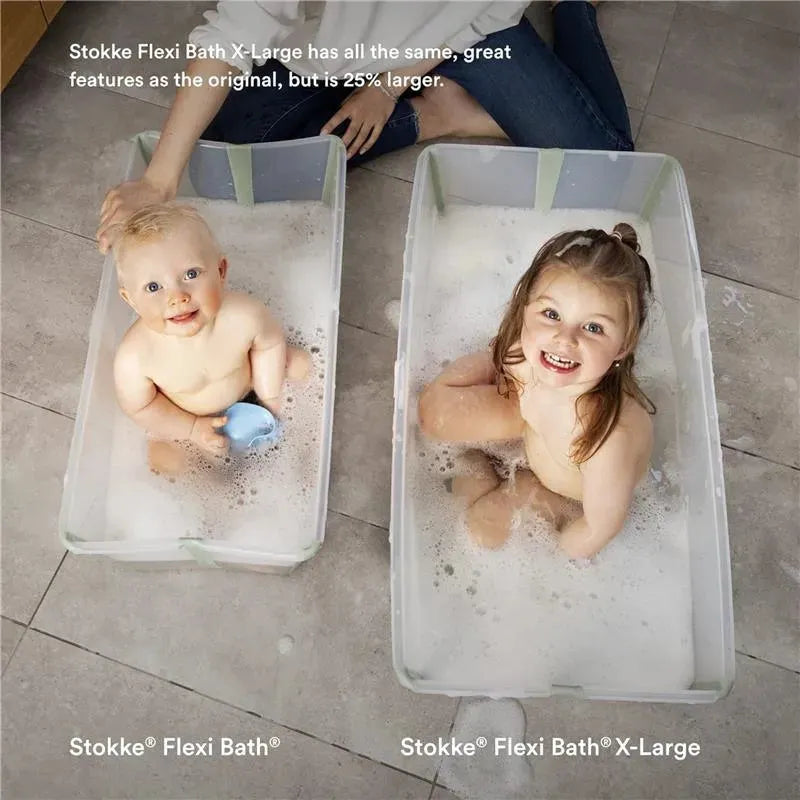 Stokke - Pacote Flexi Bath Tub® X-Large Azul Transparente