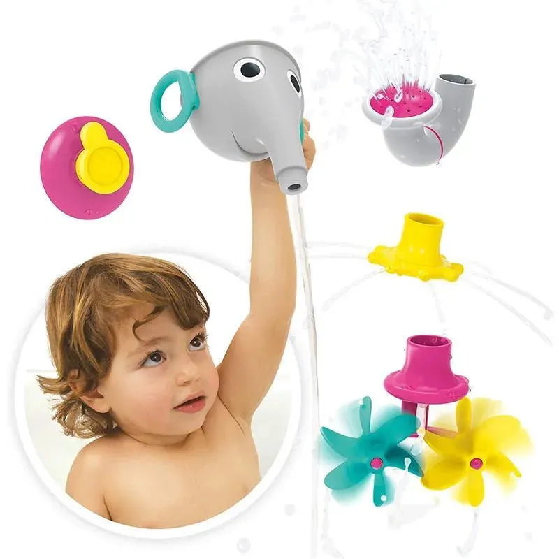 Yookidoo - brinquedo de banho FunElefun Fill 'N' Sprinkle, cinza