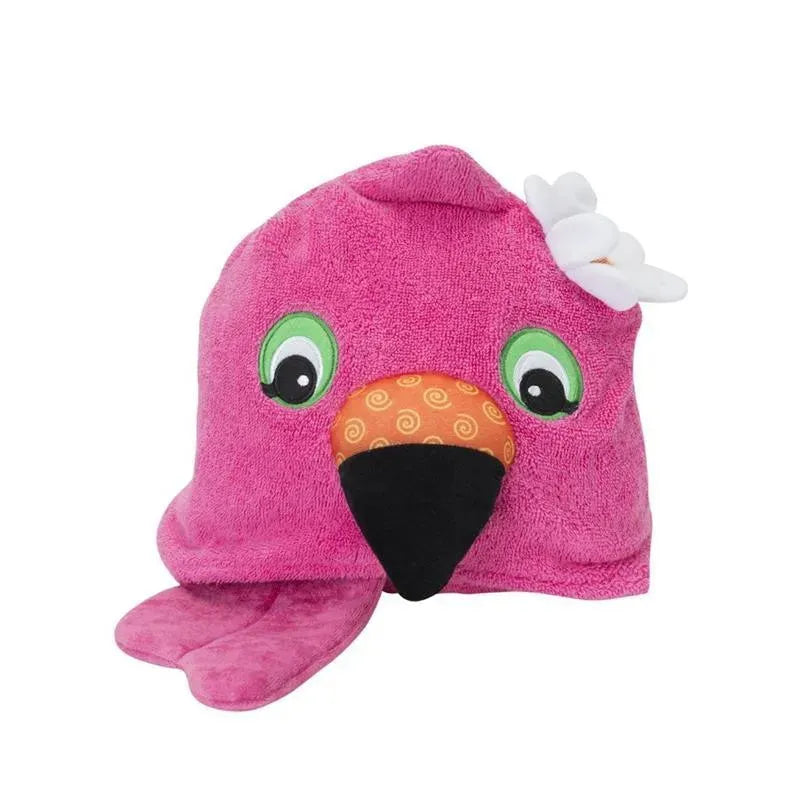 Zoocchini - toalha infantil com capuz, flamingo